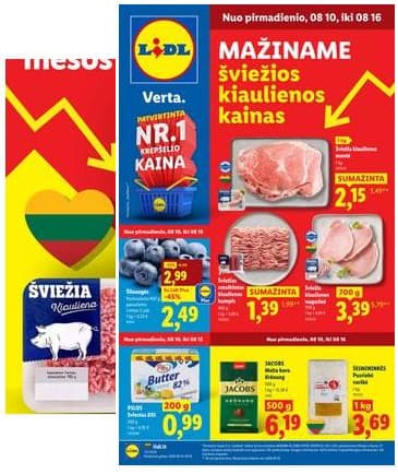Lidl - LIDL SAVAITĖS Maisto prekių akcijų leidinys 2026-08-10 – 2026-08-16