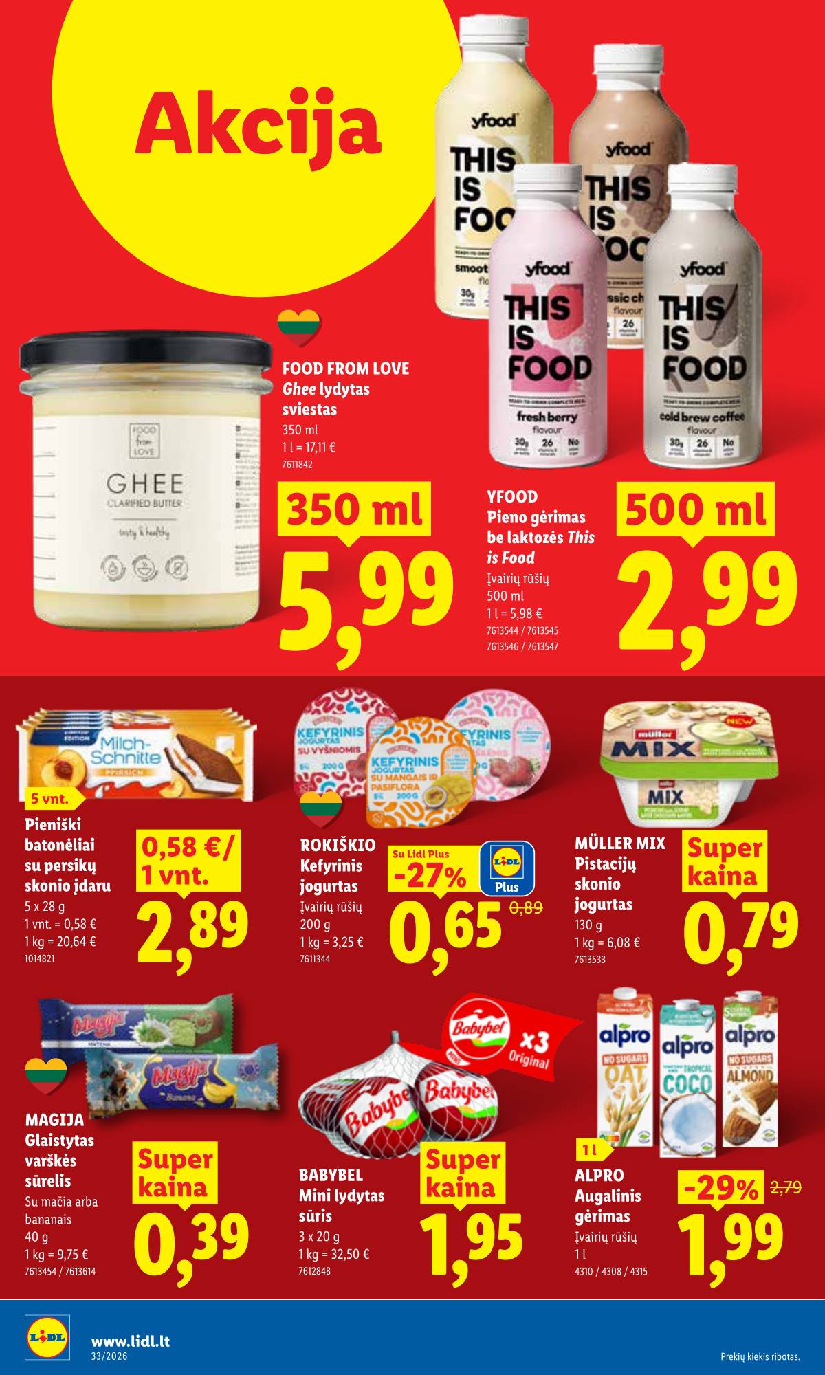 Lidl - LIDL SAVAITĖS Maisto prekių akcijų leidinys 10 puslapis
