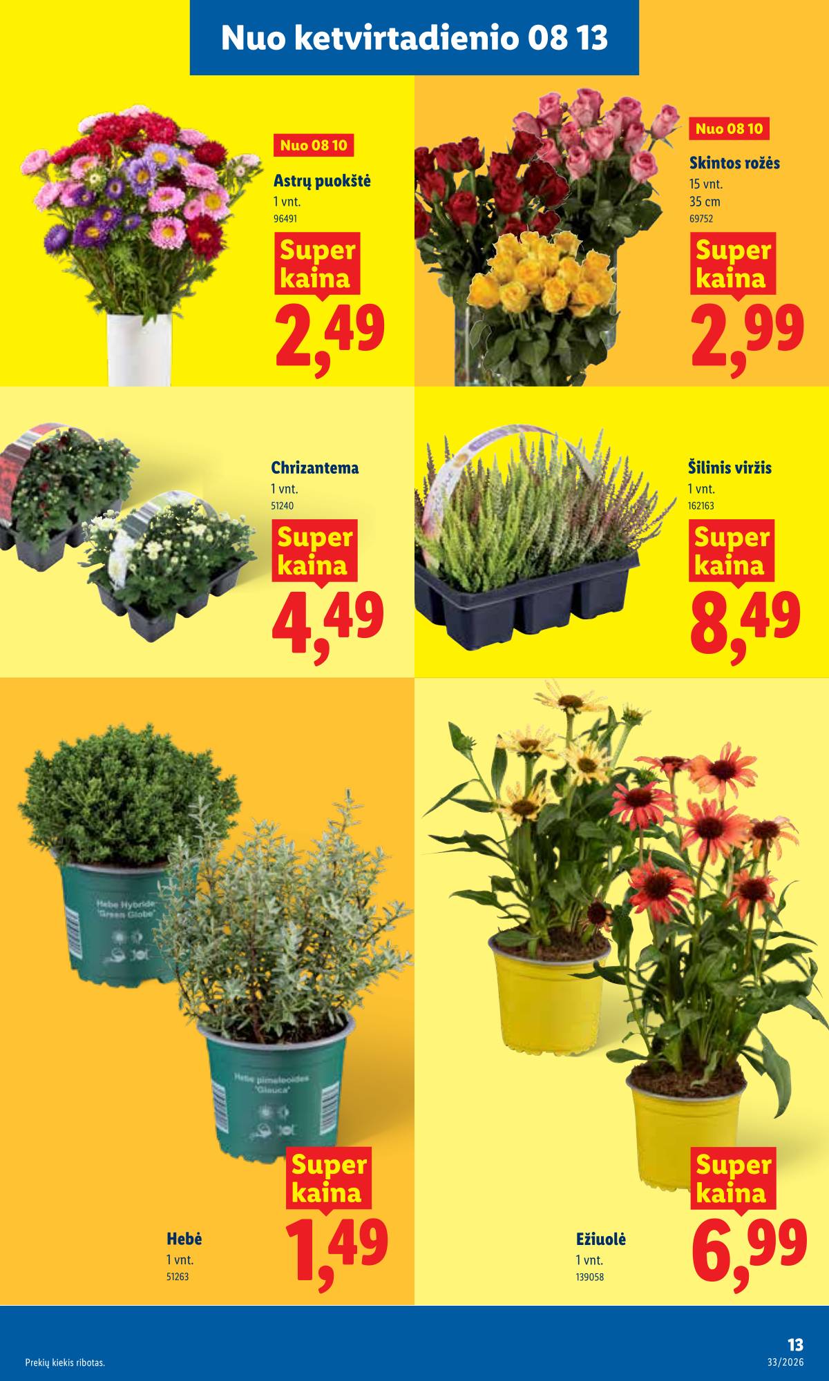 Lidl - LIDL SAVAITĖS Maisto prekių akcijų leidinys 13 puslapis