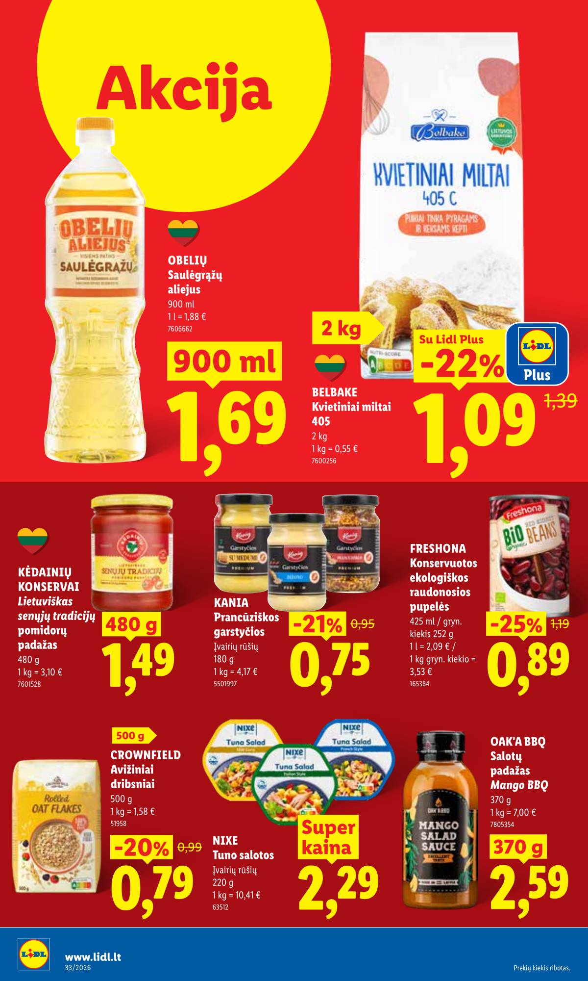 Lidl - LIDL SAVAITĖS Maisto prekių akcijų leidinys 14 puslapis