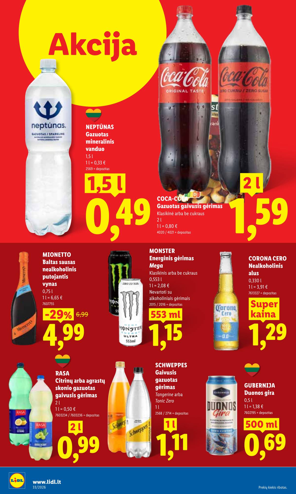 Lidl - LIDL SAVAITĖS Maisto prekių akcijų leidinys 16 puslapis