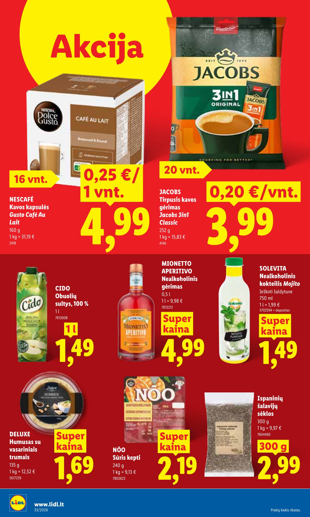 Lidl - LIDL SAVAITĖS Maisto prekių akcijų leidinys 18 puslapis