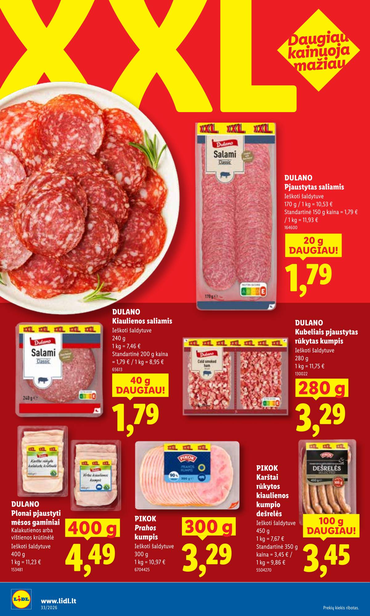Lidl - LIDL SAVAITĖS Maisto prekių akcijų leidinys 20 puslapis