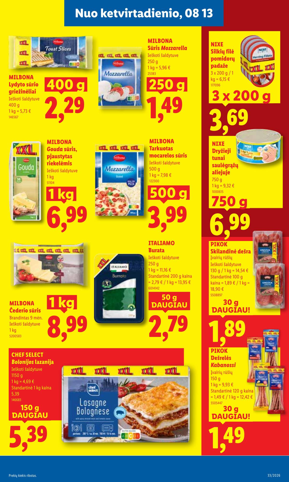 Lidl - LIDL SAVAITĖS Maisto prekių akcijų leidinys 21 puslapis