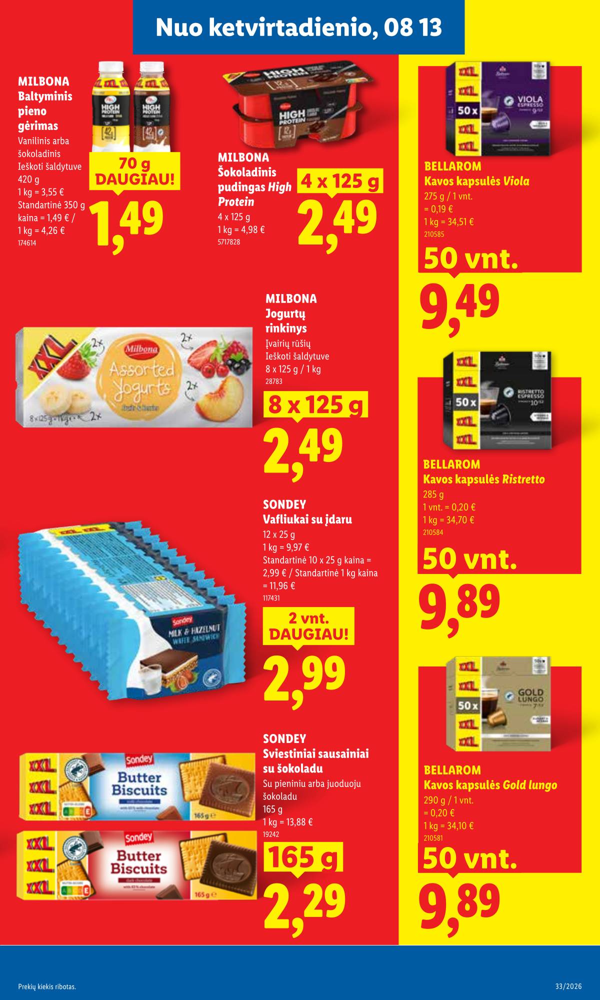 Lidl - LIDL SAVAITĖS Maisto prekių akcijų leidinys 25 puslapis