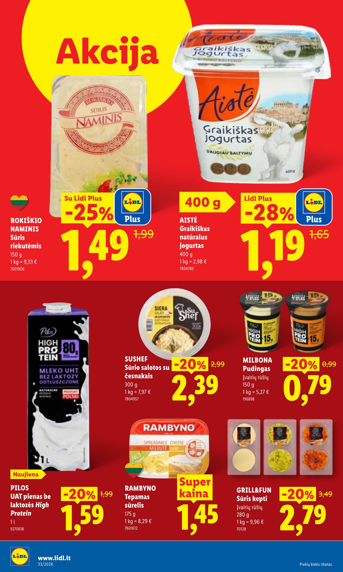 Lidl - LIDL SAVAITĖS Maisto prekių akcijų leidinys 28 puslapis