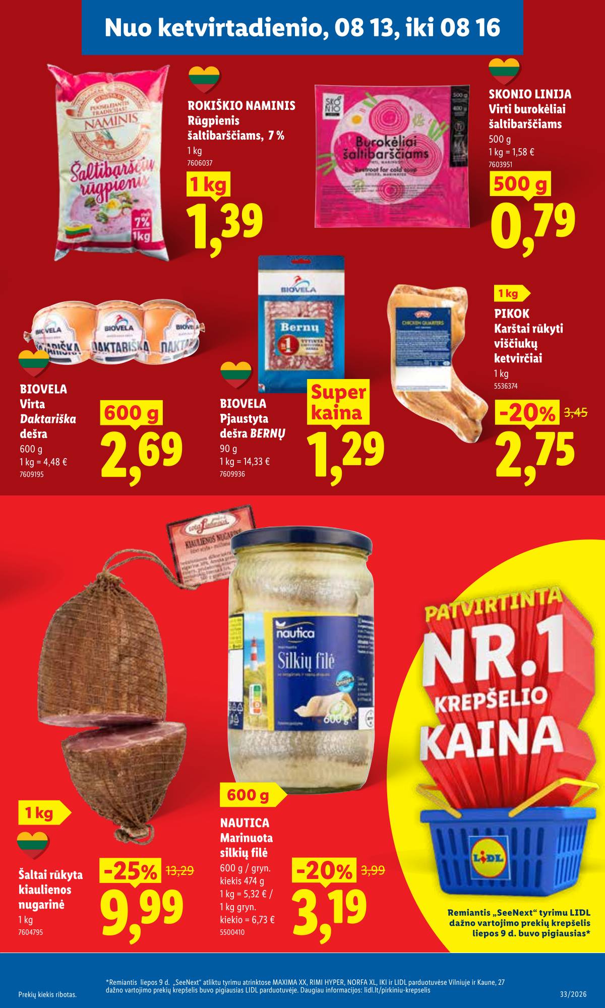 Lidl - LIDL SAVAITĖS Maisto prekių akcijų leidinys 29 puslapis