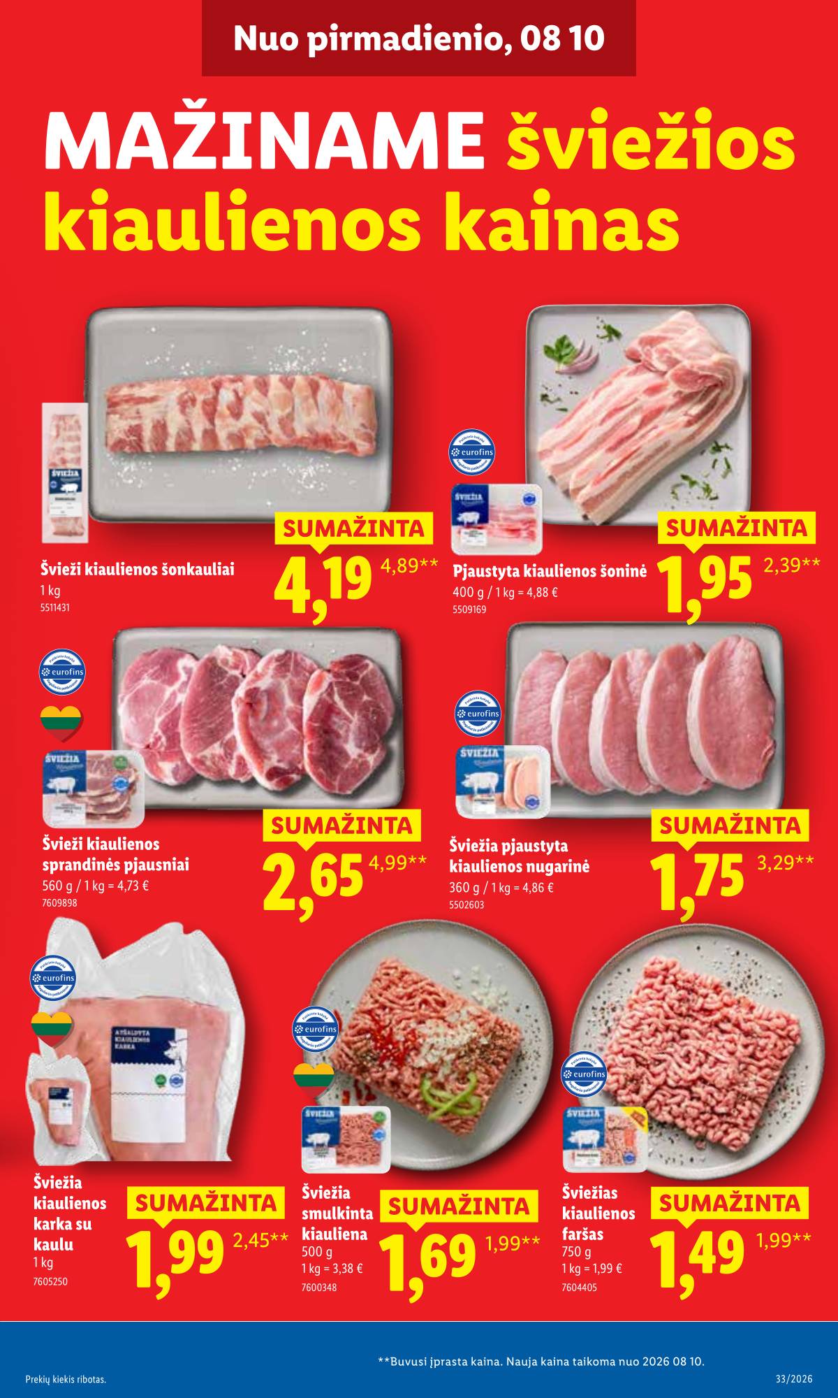 Lidl - LIDL SAVAITĖS Maisto prekių akcijų leidinys 3 puslapis