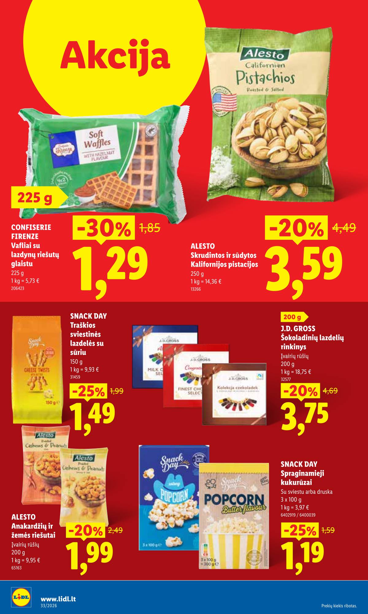 Lidl - LIDL SAVAITĖS Maisto prekių akcijų leidinys 32 puslapis