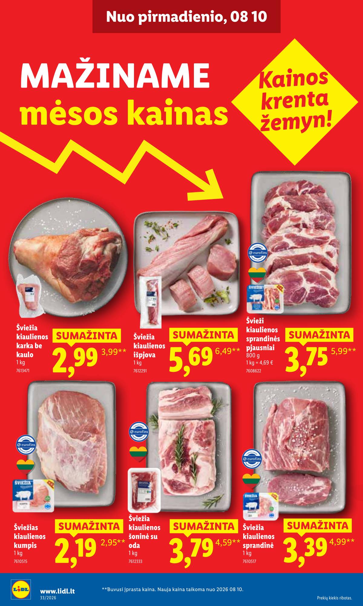 Lidl - LIDL SAVAITĖS Maisto prekių akcijų leidinys 4 puslapis