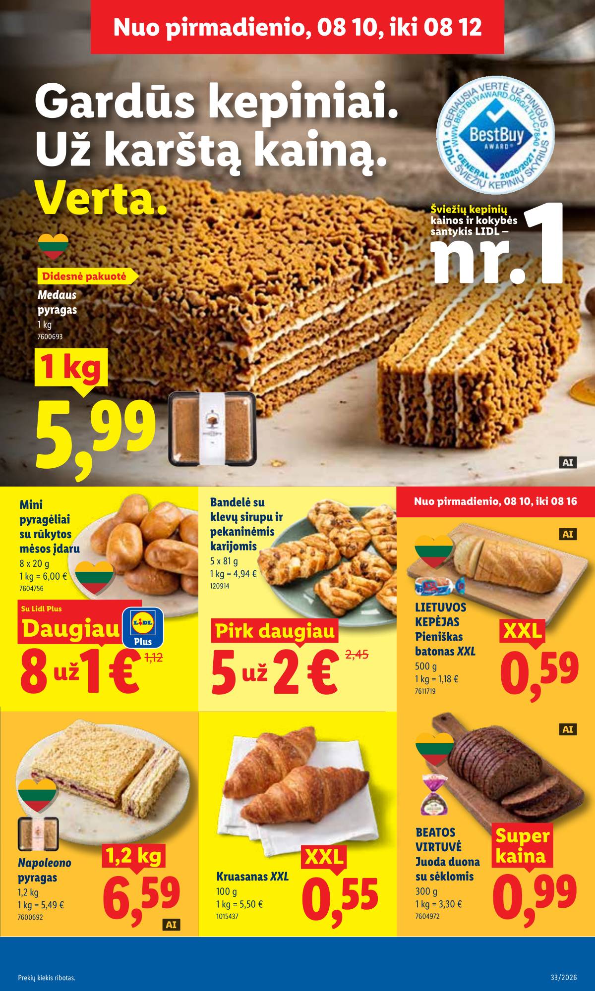 Lidl - LIDL SAVAITĖS Maisto prekių akcijų leidinys 7 puslapis