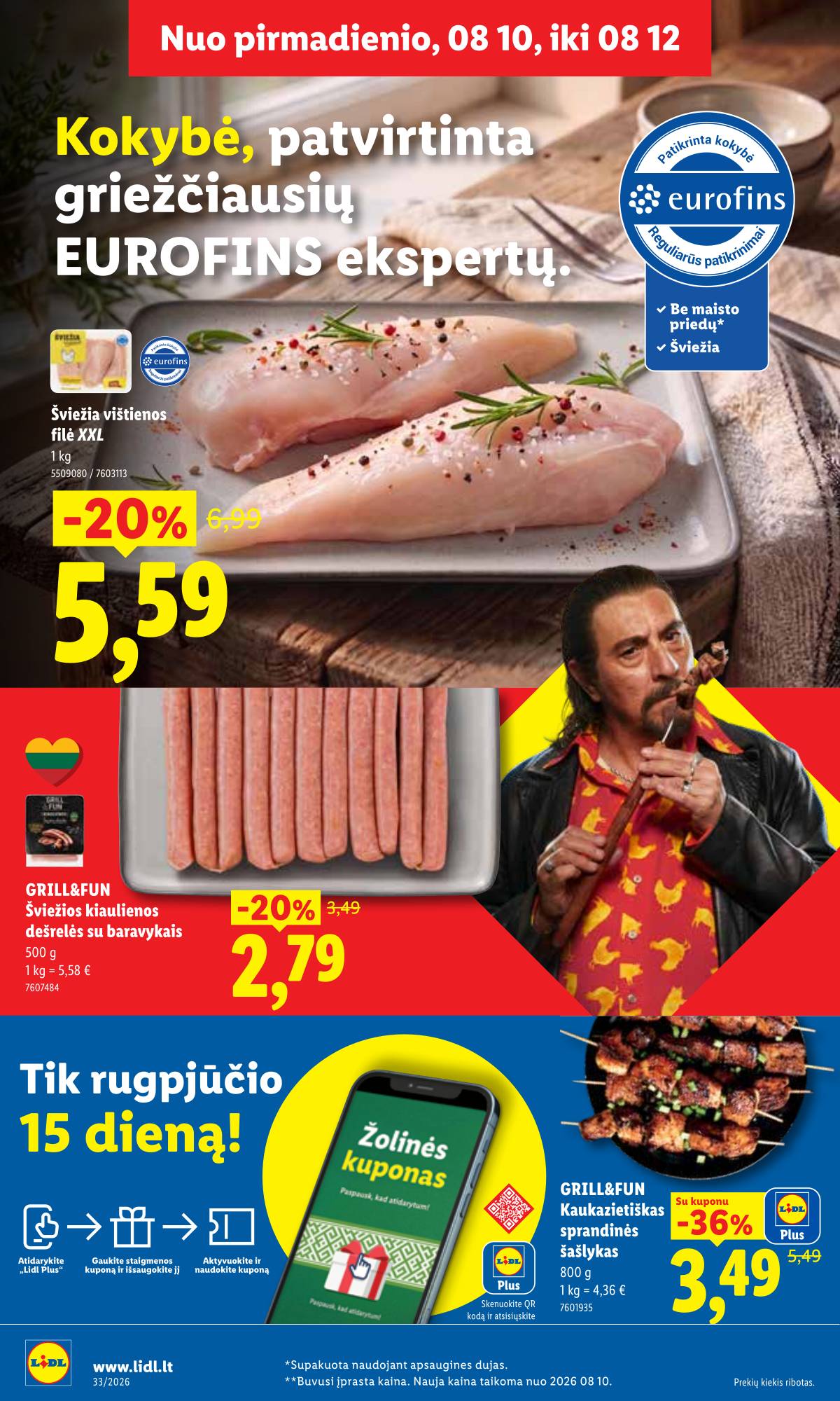 Lidl - LIDL SAVAITĖS Maisto prekių akcijų leidinys 8 puslapis