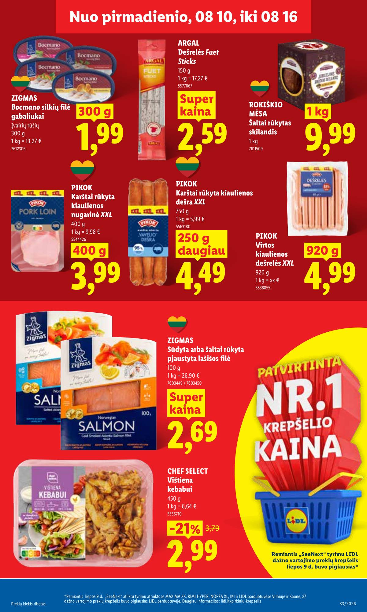 Lidl - LIDL SAVAITĖS Maisto prekių akcijų leidinys 9 puslapis