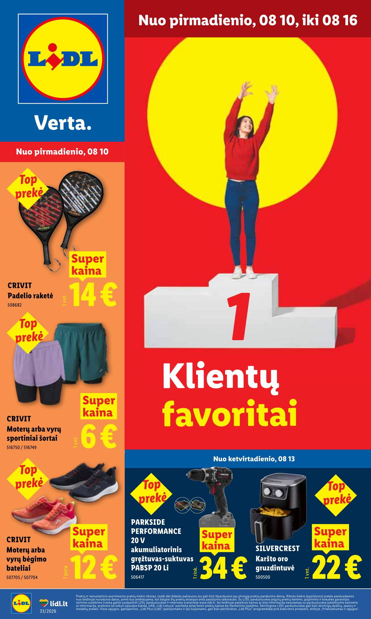 Lidl - LIDL Ne maisto prekių akcijų leidinys 1 puslapis
