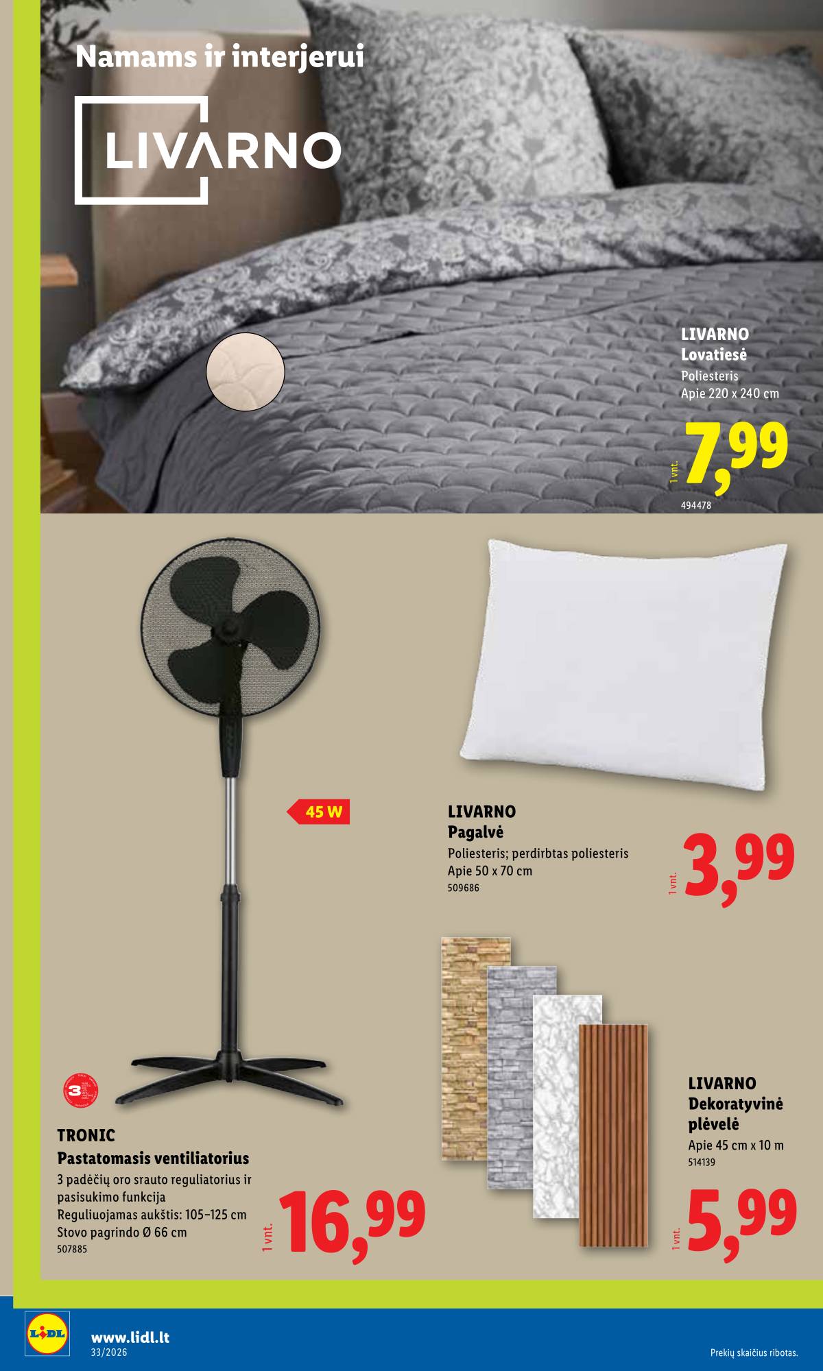 Lidl - LIDL Ne maisto prekių akcijų leidinys 10 puslapis
