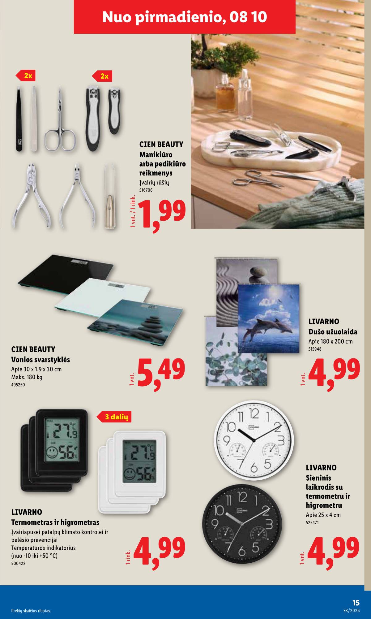 Lidl - LIDL Ne maisto prekių akcijų leidinys 15 puslapis