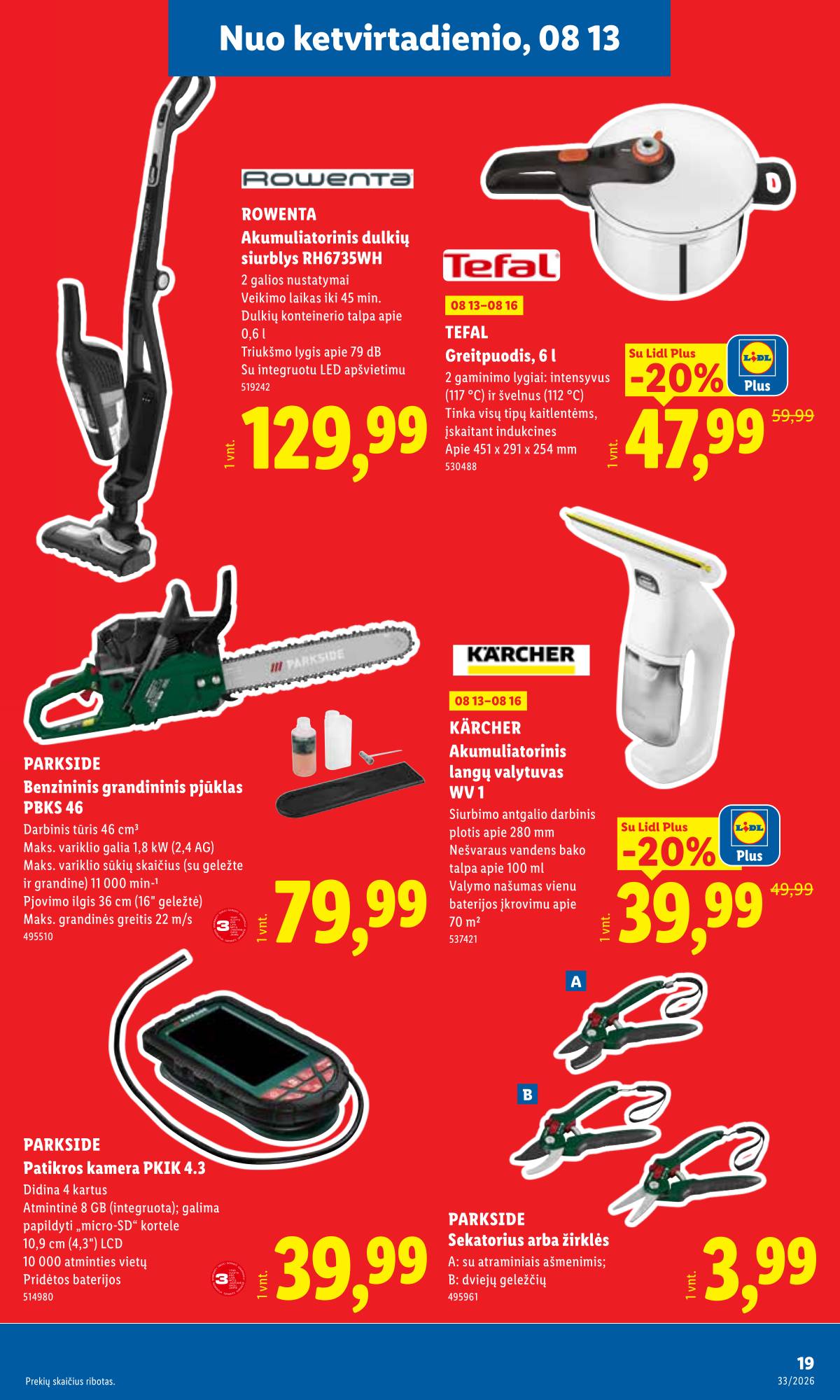 Lidl - LIDL Ne maisto prekių akcijų leidinys 19 puslapis