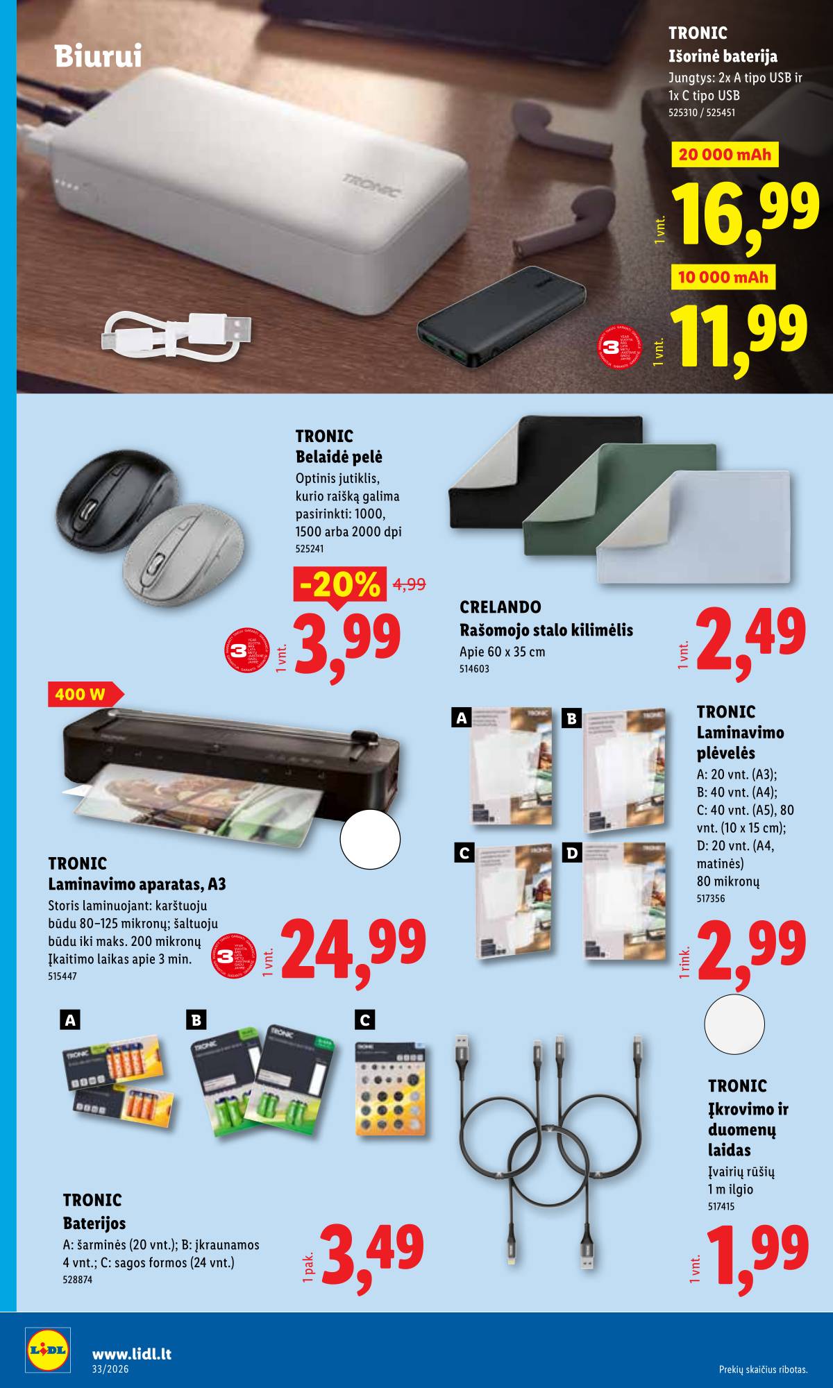 Lidl - LIDL Ne maisto prekių akcijų leidinys 22 puslapis