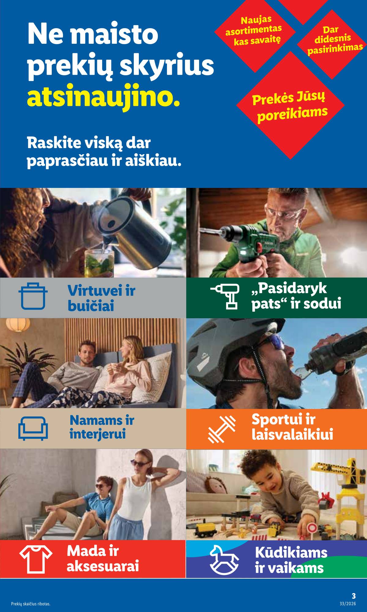 Lidl - LIDL Ne maisto prekių akcijų leidinys 3 puslapis