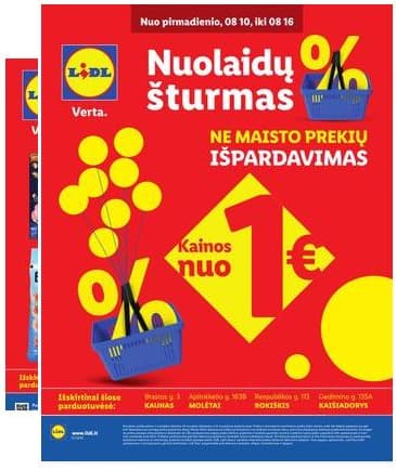 Lidl - Keturiose LIDL parduotuvėse! 2026-08-10 – 2026-08-16