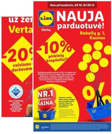 Lidl - Rokelių g. 1,  Kaunas 2026-08-10 – 2026-08-16