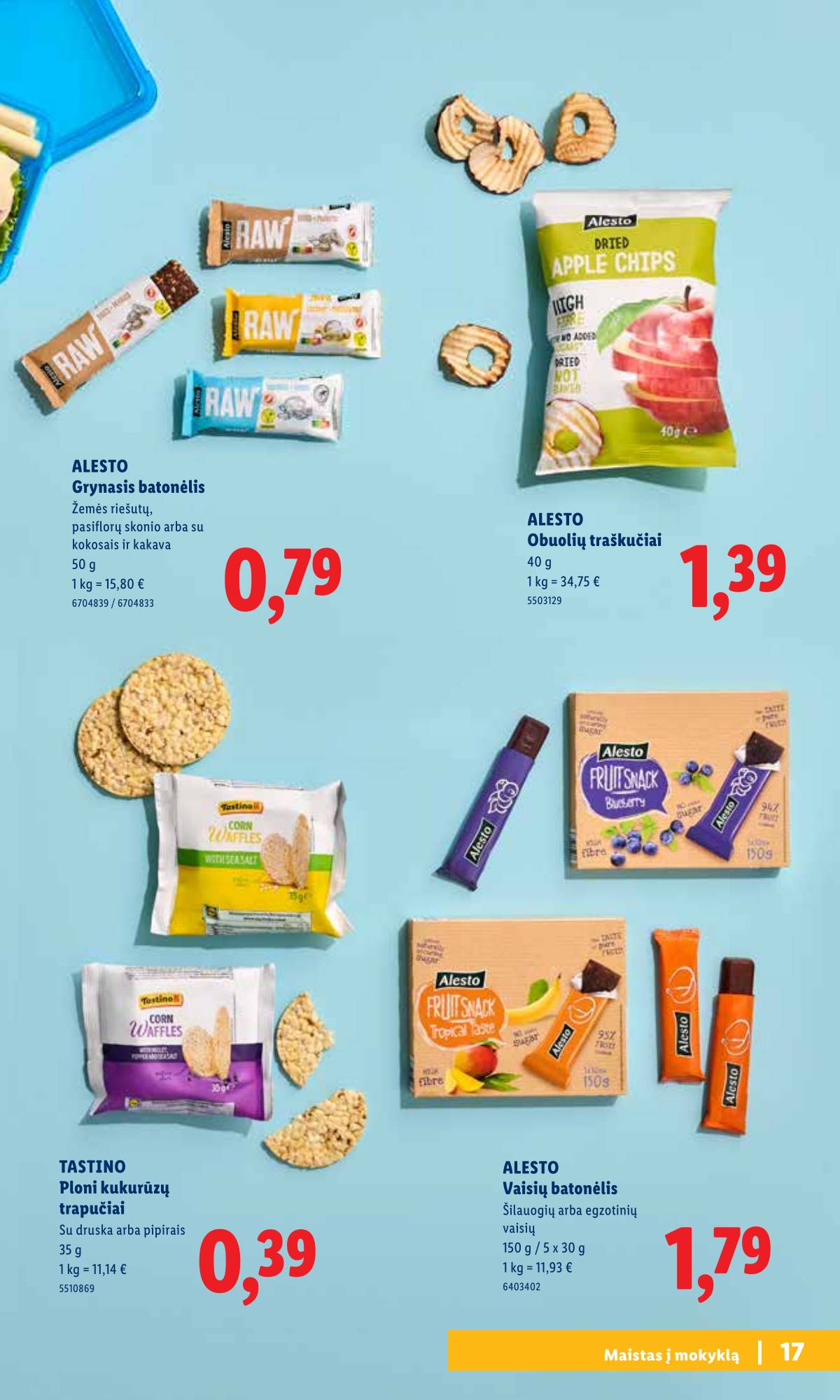 Lidl - Mokyklos prekių katalogas 2026 15 puslapis