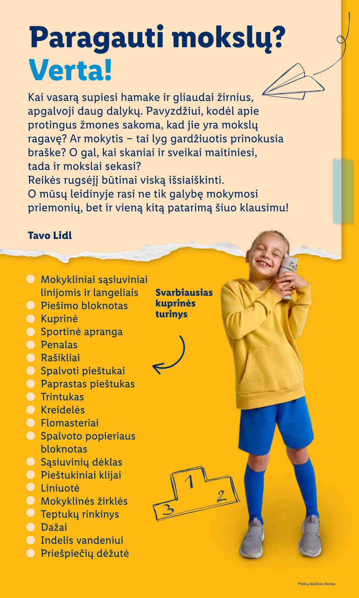 Lidl - Mokyklos prekių katalogas 2026 2 puslapis