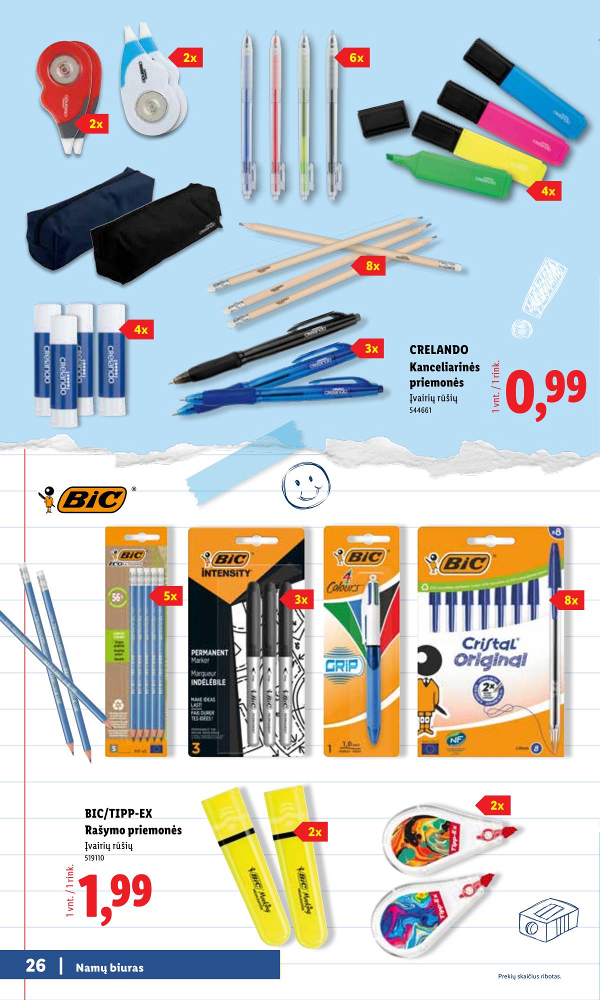 Lidl - Mokyklos prekių katalogas 2026 24 puslapis