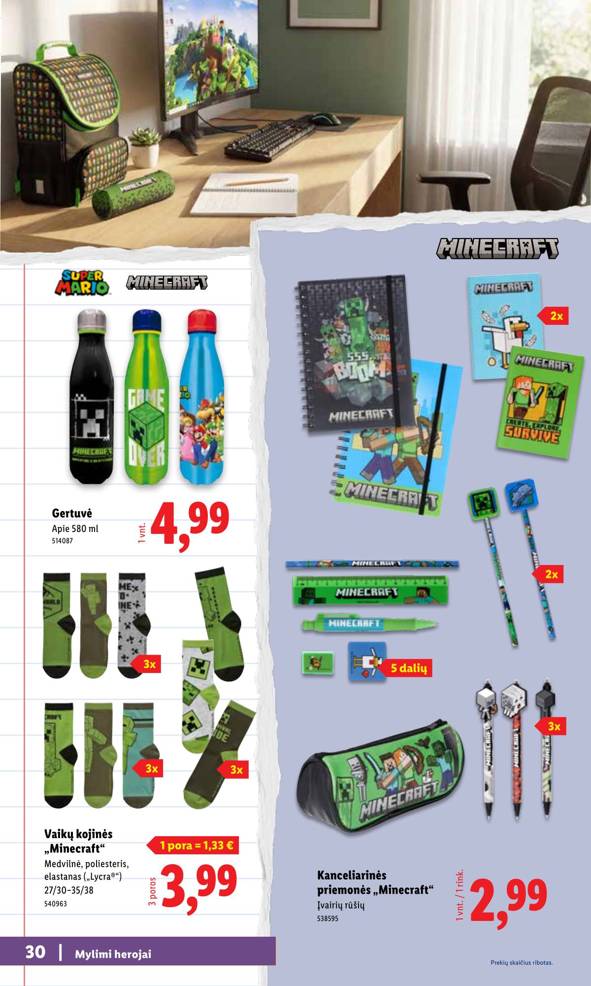 Lidl - Mokyklos prekių katalogas 2026 28 puslapis
