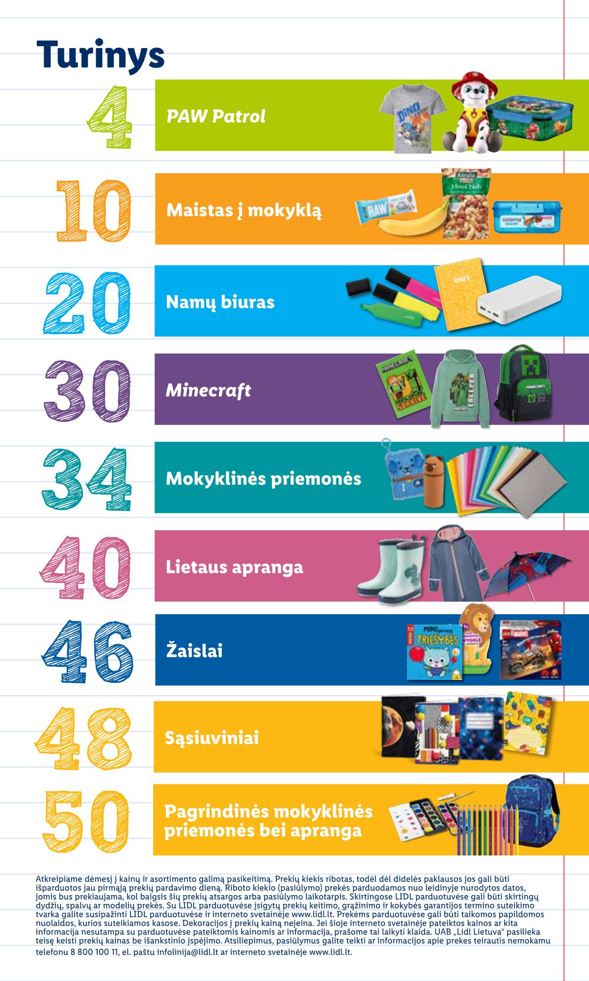 Lidl - Mokyklos prekių katalogas 2026 3 puslapis