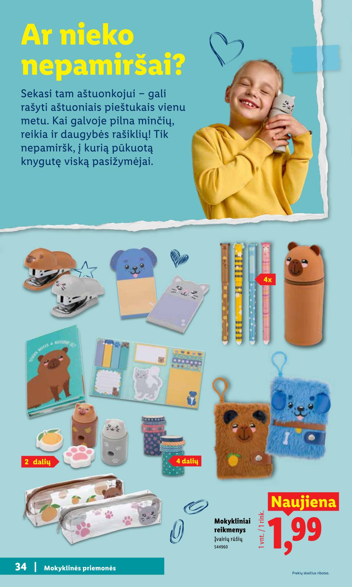 Lidl - Mokyklos prekių katalogas 2026 32 puslapis