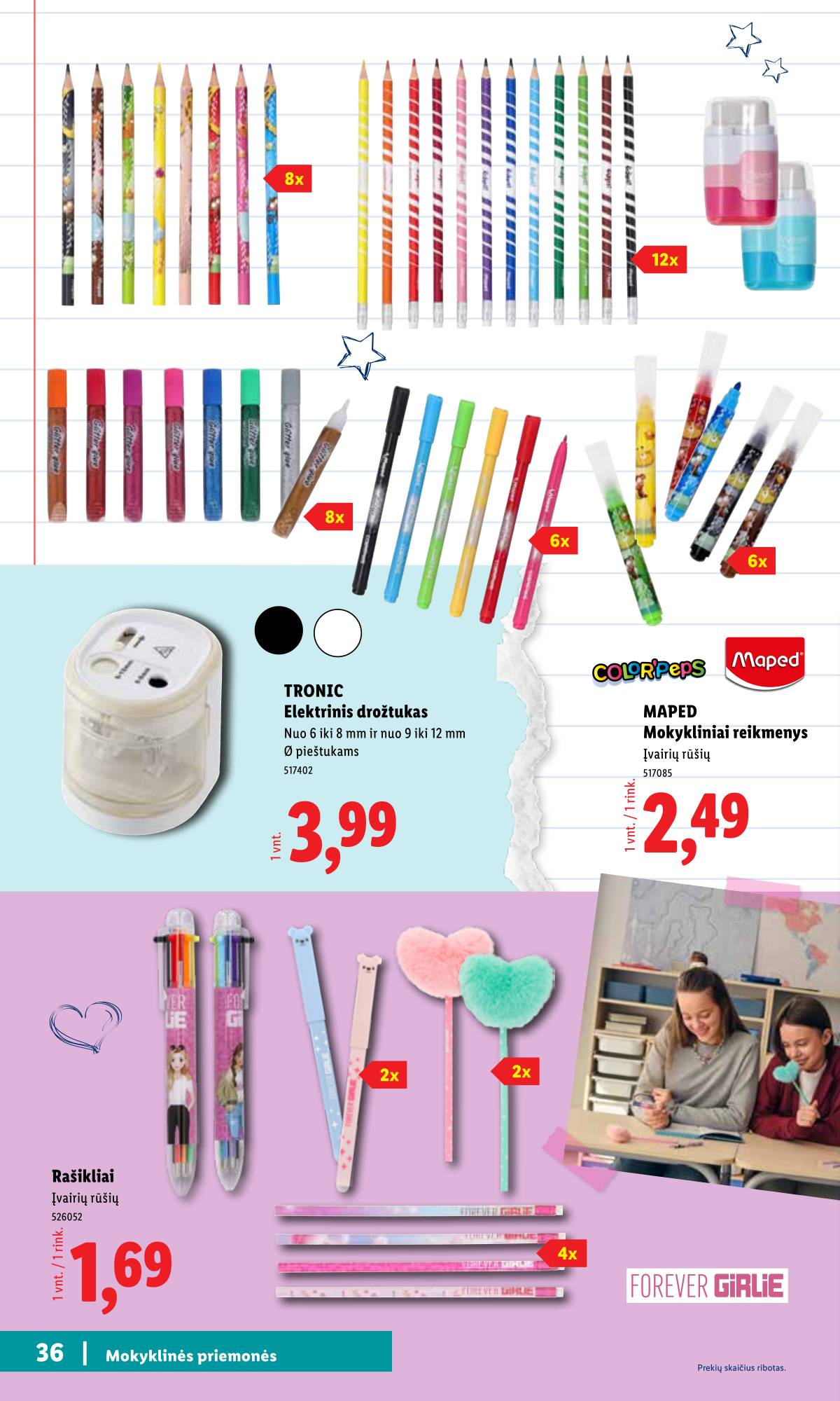 Lidl - Mokyklos prekių katalogas 2026 34 puslapis