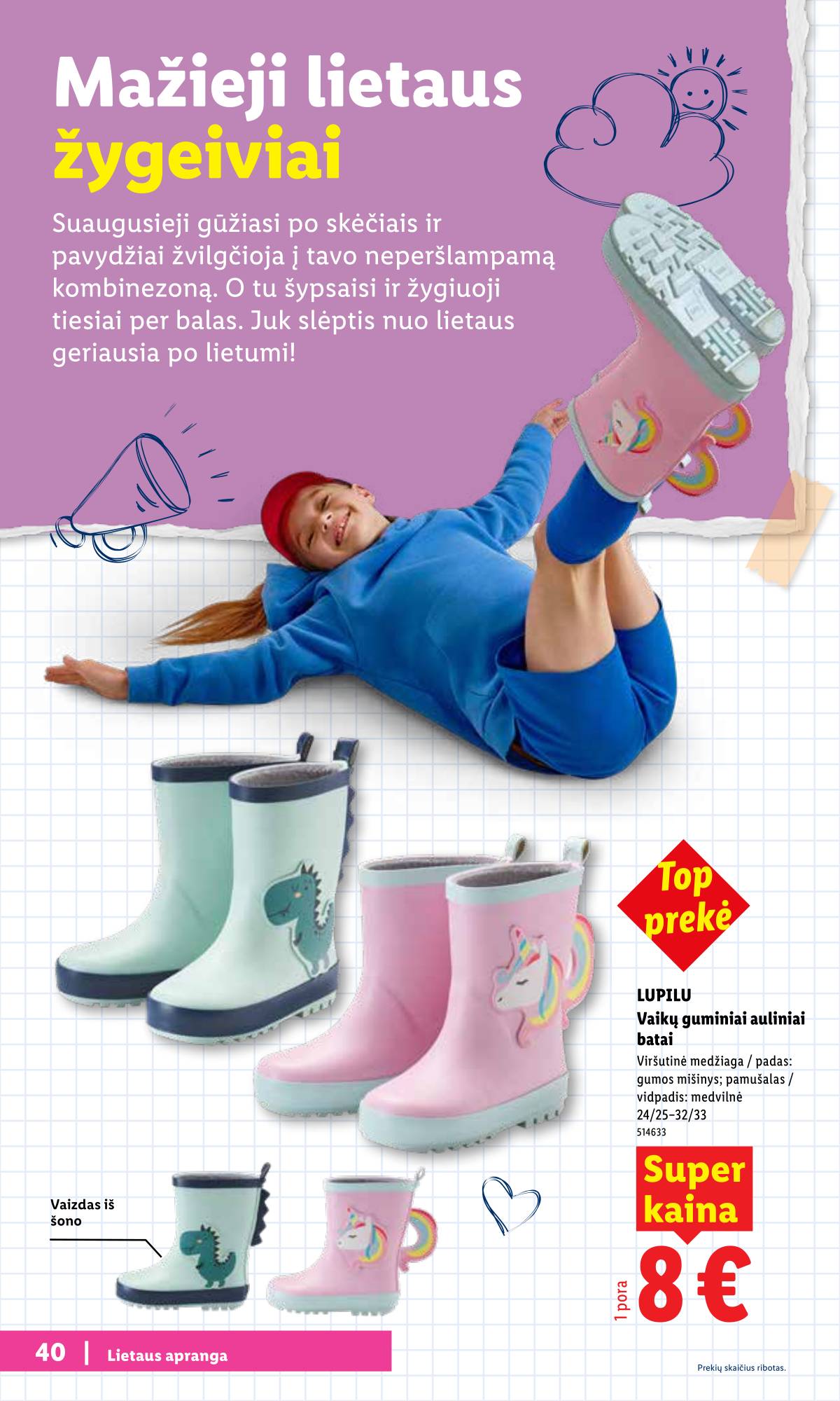 Lidl - Mokyklos prekių katalogas 2026 38 puslapis