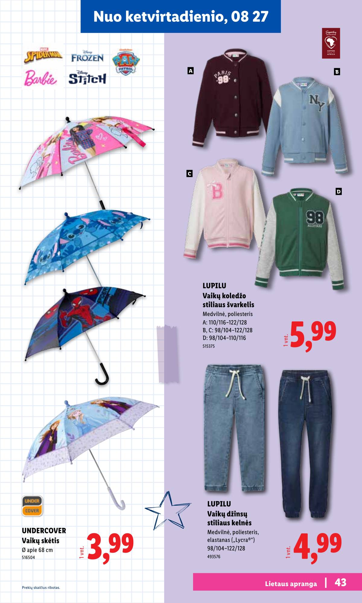 Lidl - Mokyklos prekių katalogas 2026 41 puslapis