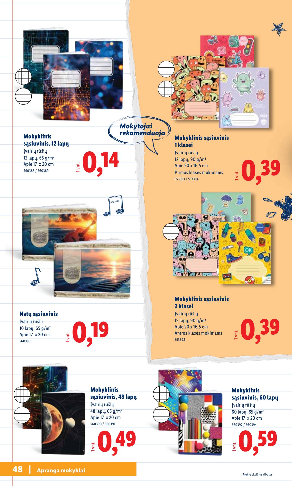 Lidl - Mokyklos prekių katalogas 2026 46 puslapis