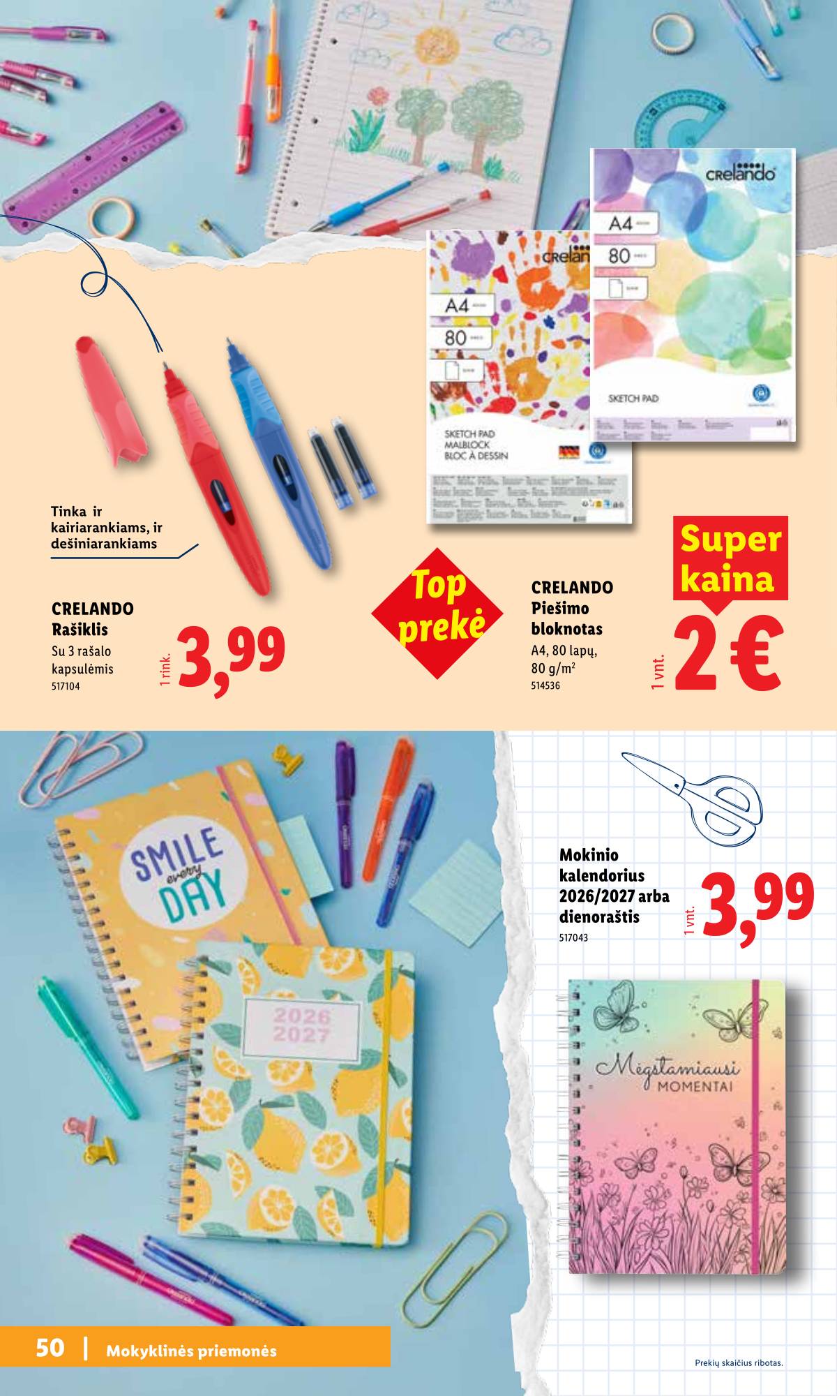 Lidl - Mokyklos prekių katalogas 2026 48 puslapis