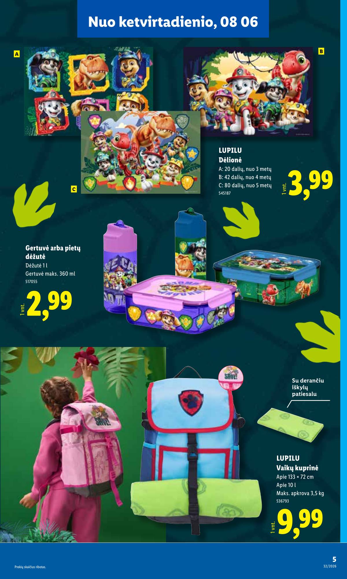 Lidl - Mokyklos prekių katalogas 2026 5 puslapis