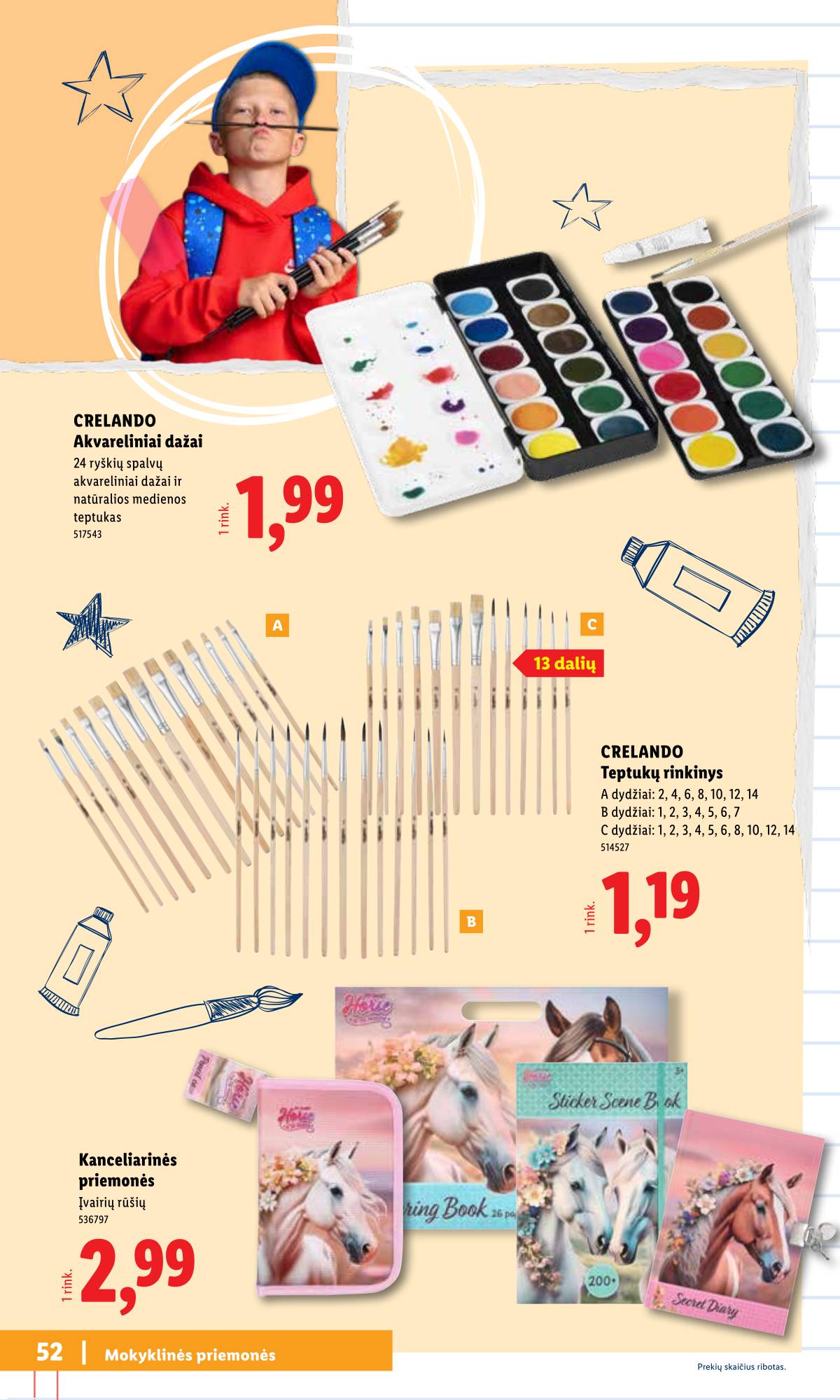 Lidl - Mokyklos prekių katalogas 2026 50 puslapis
