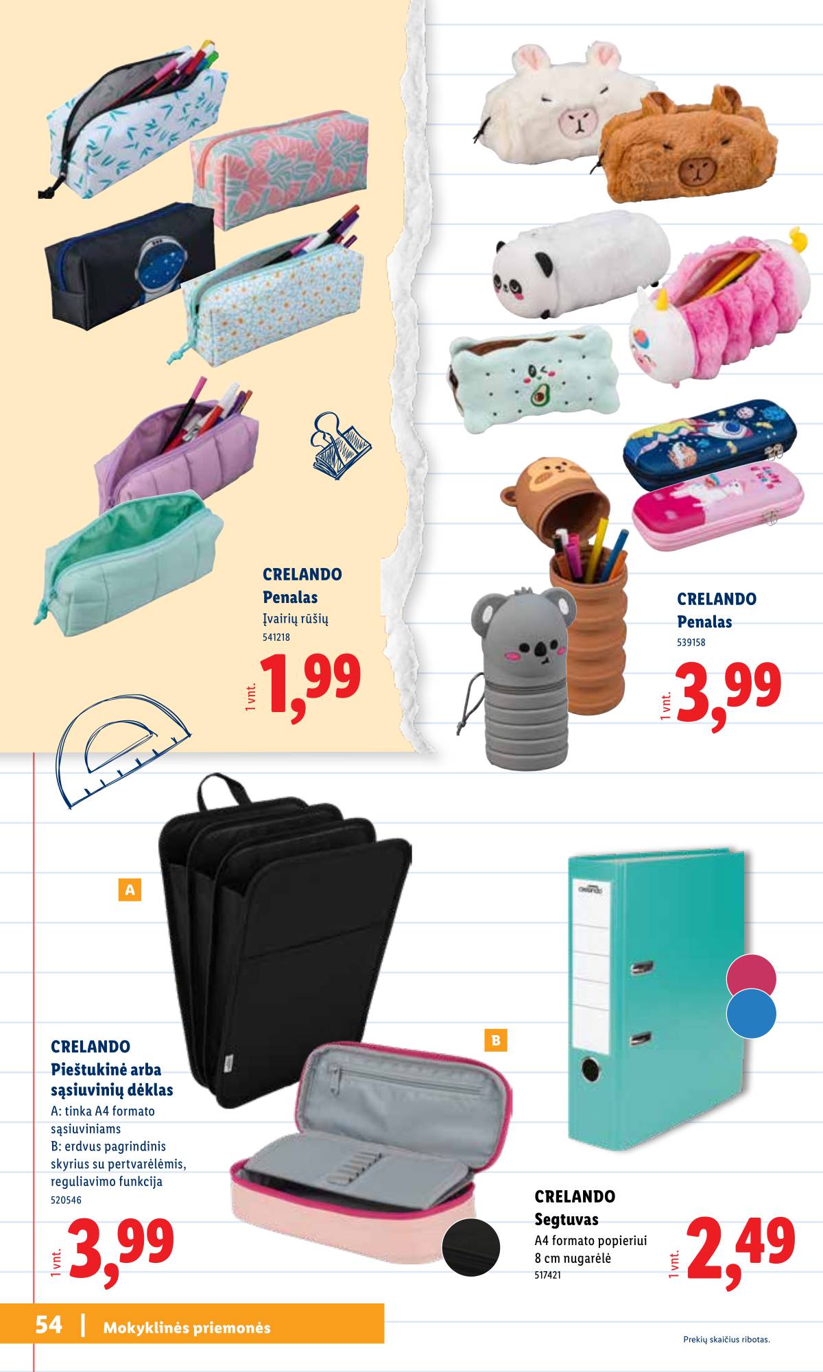 Lidl - Mokyklos prekių katalogas 2026 52 puslapis