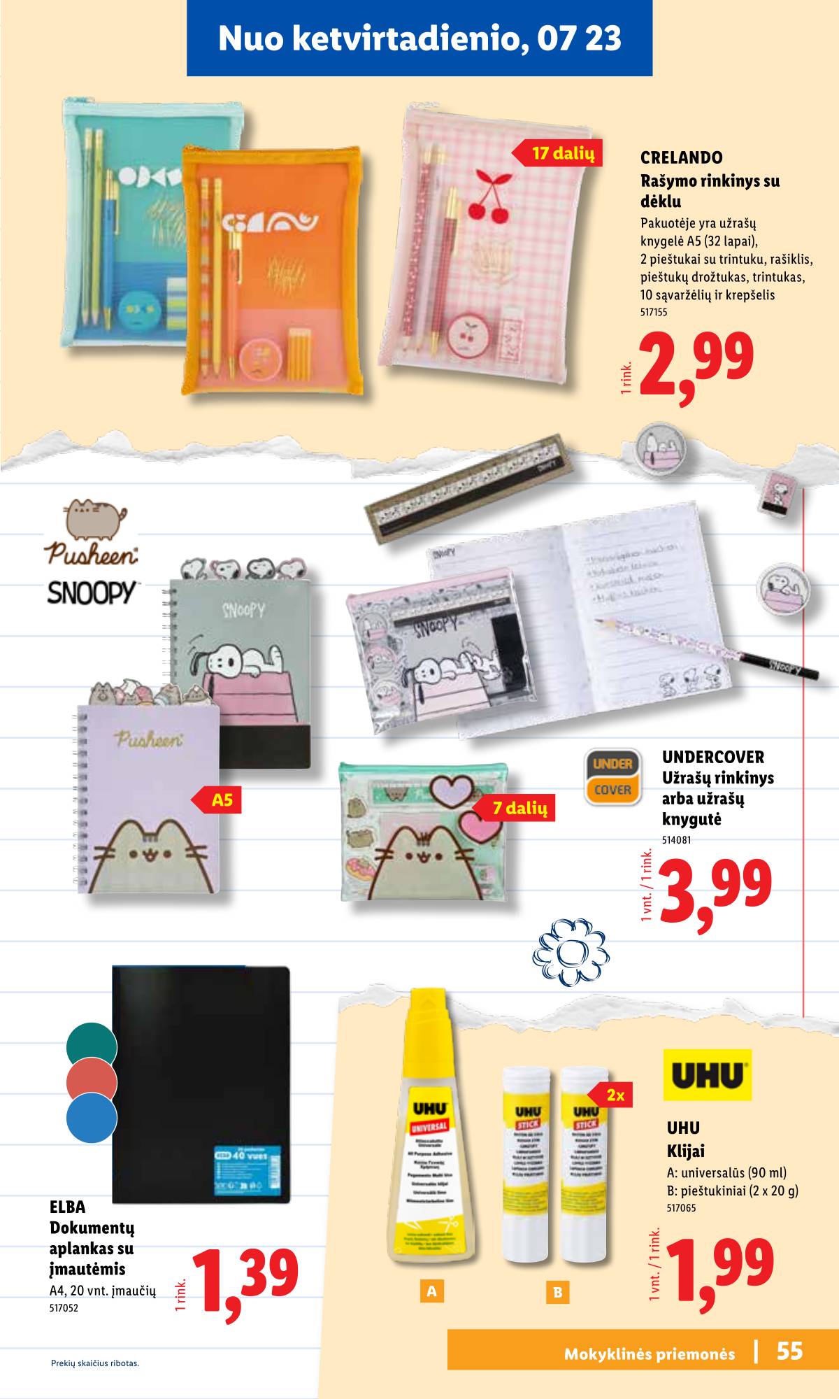 Lidl - Mokyklos prekių katalogas 2026 53 puslapis