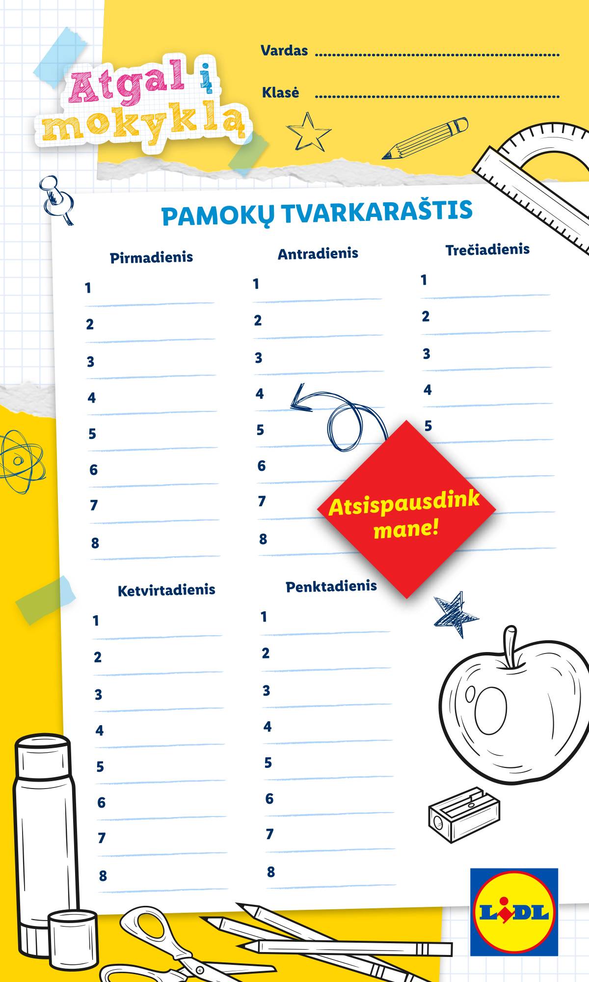 Lidl - Mokyklos prekių katalogas 2026 58 puslapis