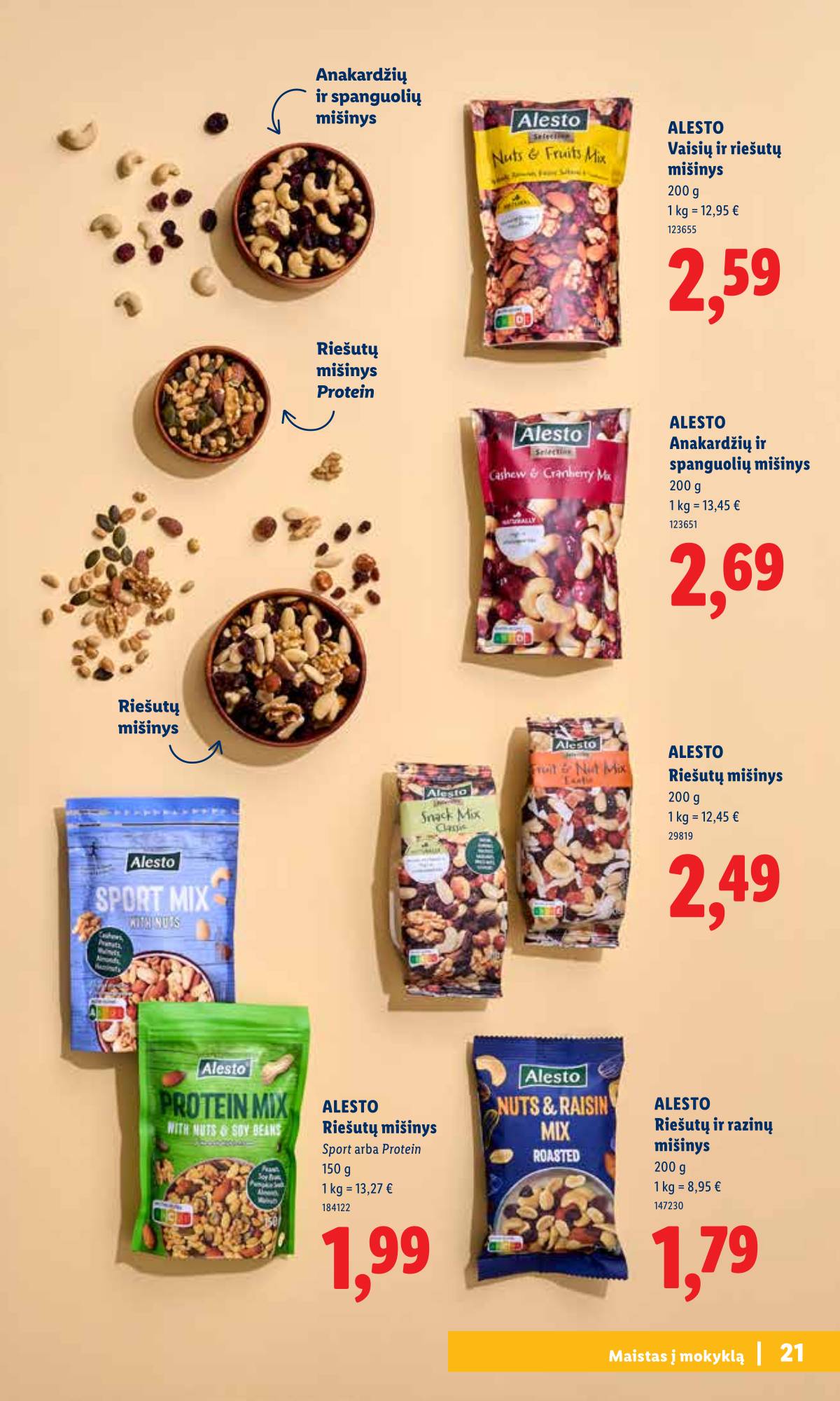 Lidl - Mokyklos prekių katalogas 2026 21 puslapis