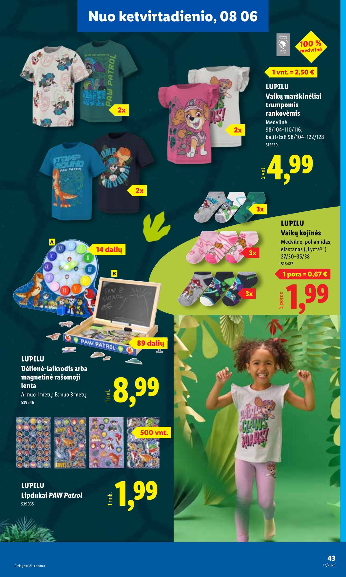 Lidl - Mokyklos prekių katalogas 2026 43 puslapis
