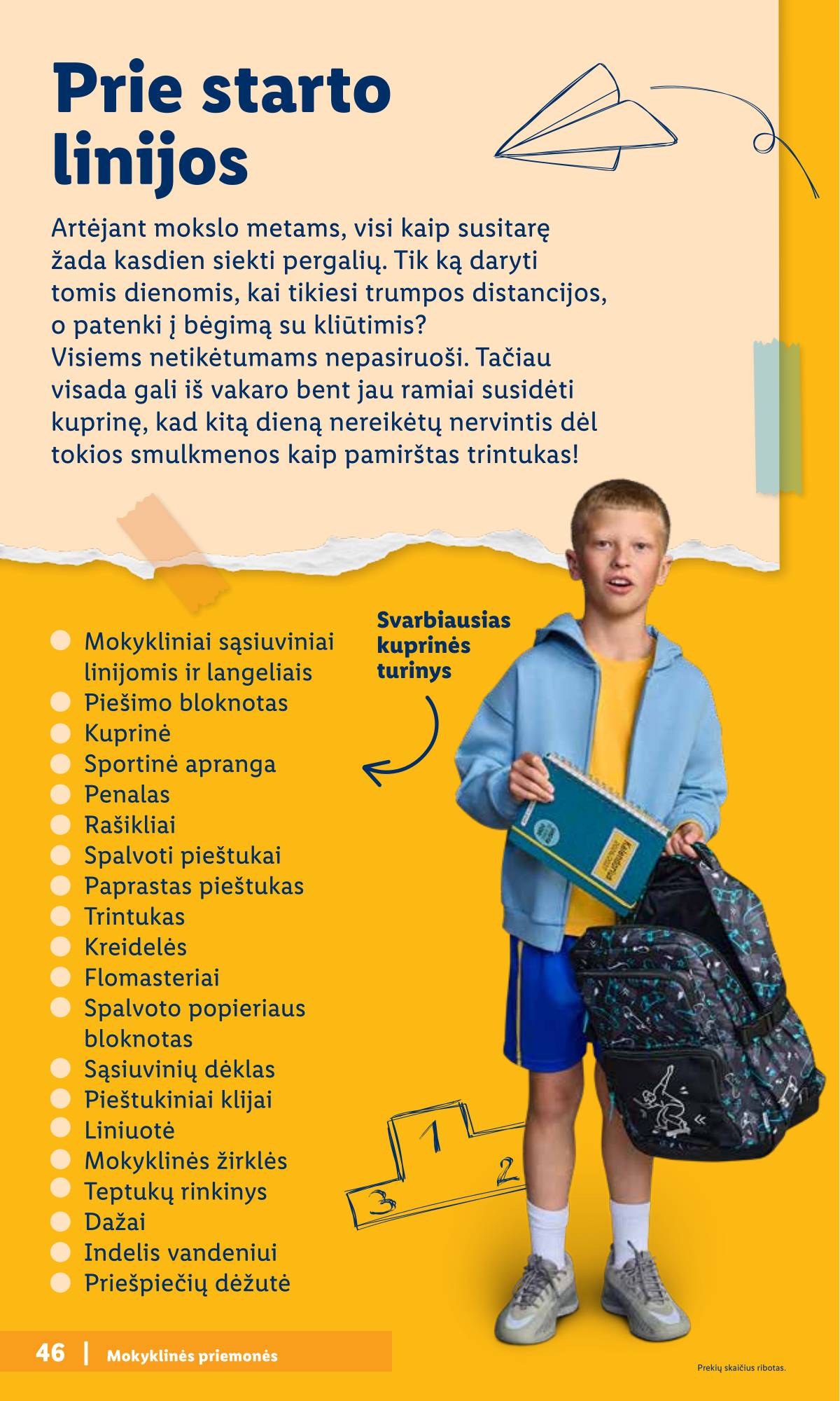 Lidl - Mokyklos prekių katalogas 2026 46 puslapis