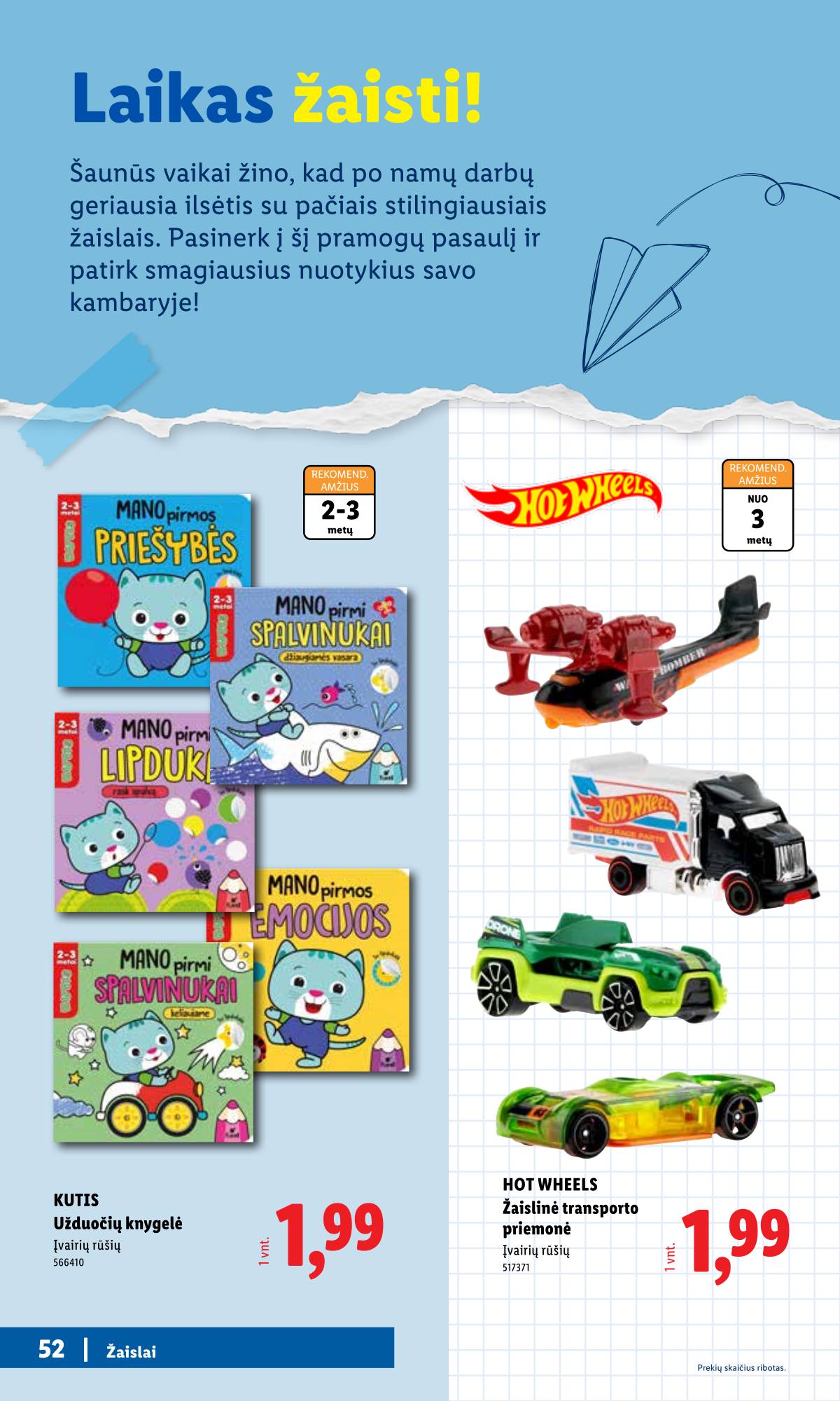 Lidl - Mokyklos prekių katalogas 2026 52 puslapis