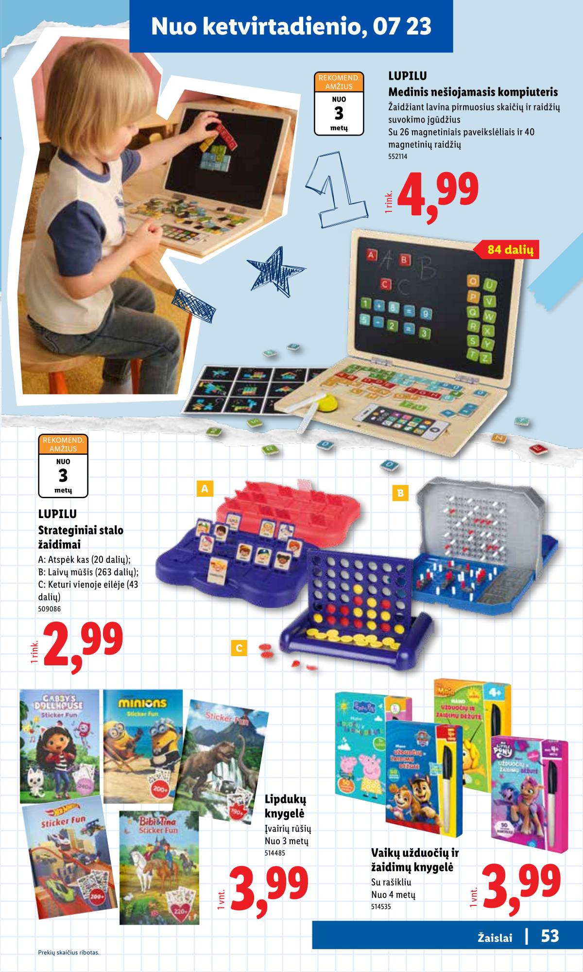 Lidl - Mokyklos prekių katalogas 2026 53 puslapis