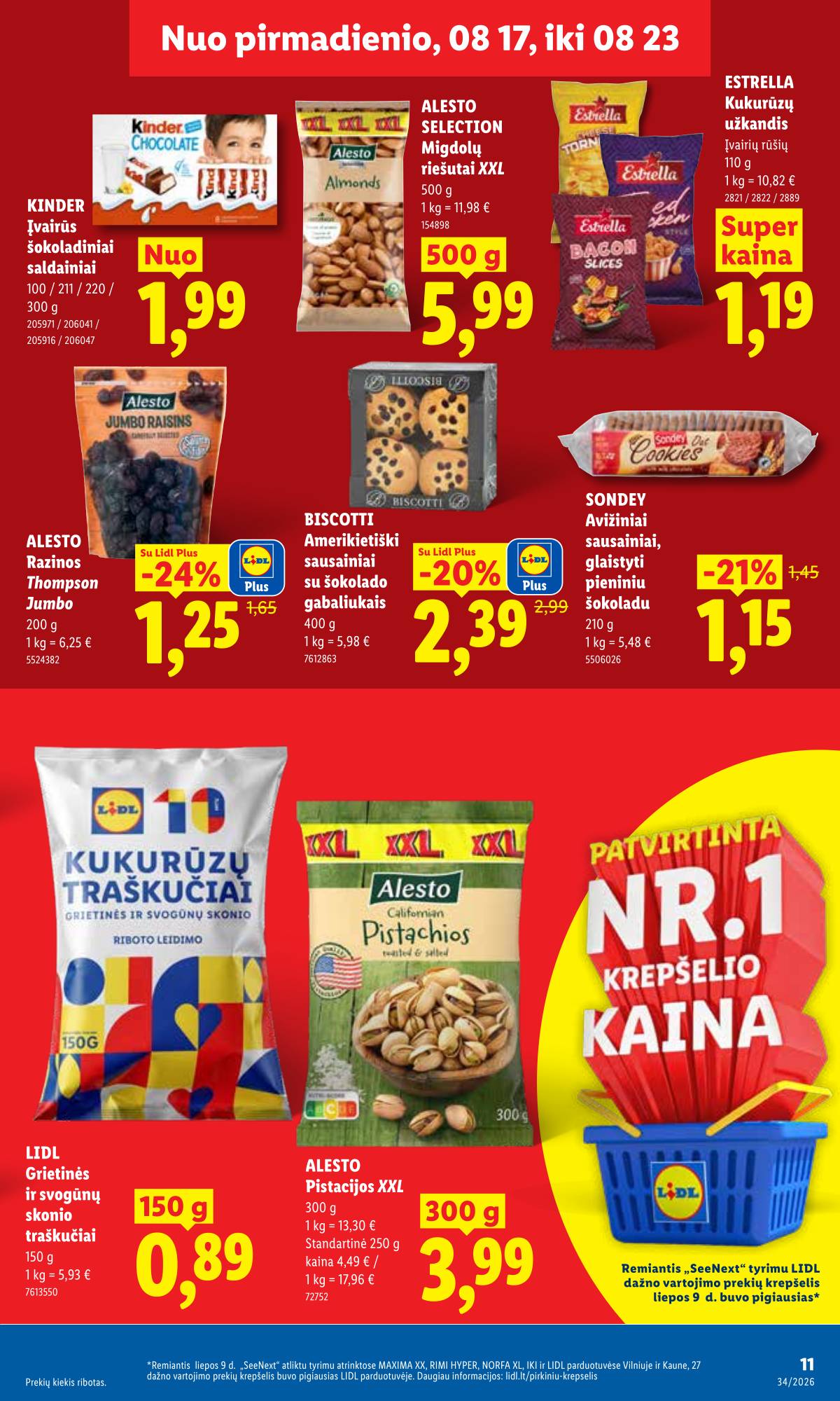 Lidl - LIDL SAVAITĖS Maisto prekių akcijų leidinys 11 puslapis