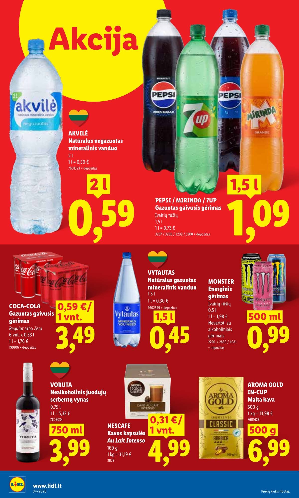 Lidl - LIDL SAVAITĖS Maisto prekių akcijų leidinys 12 puslapis