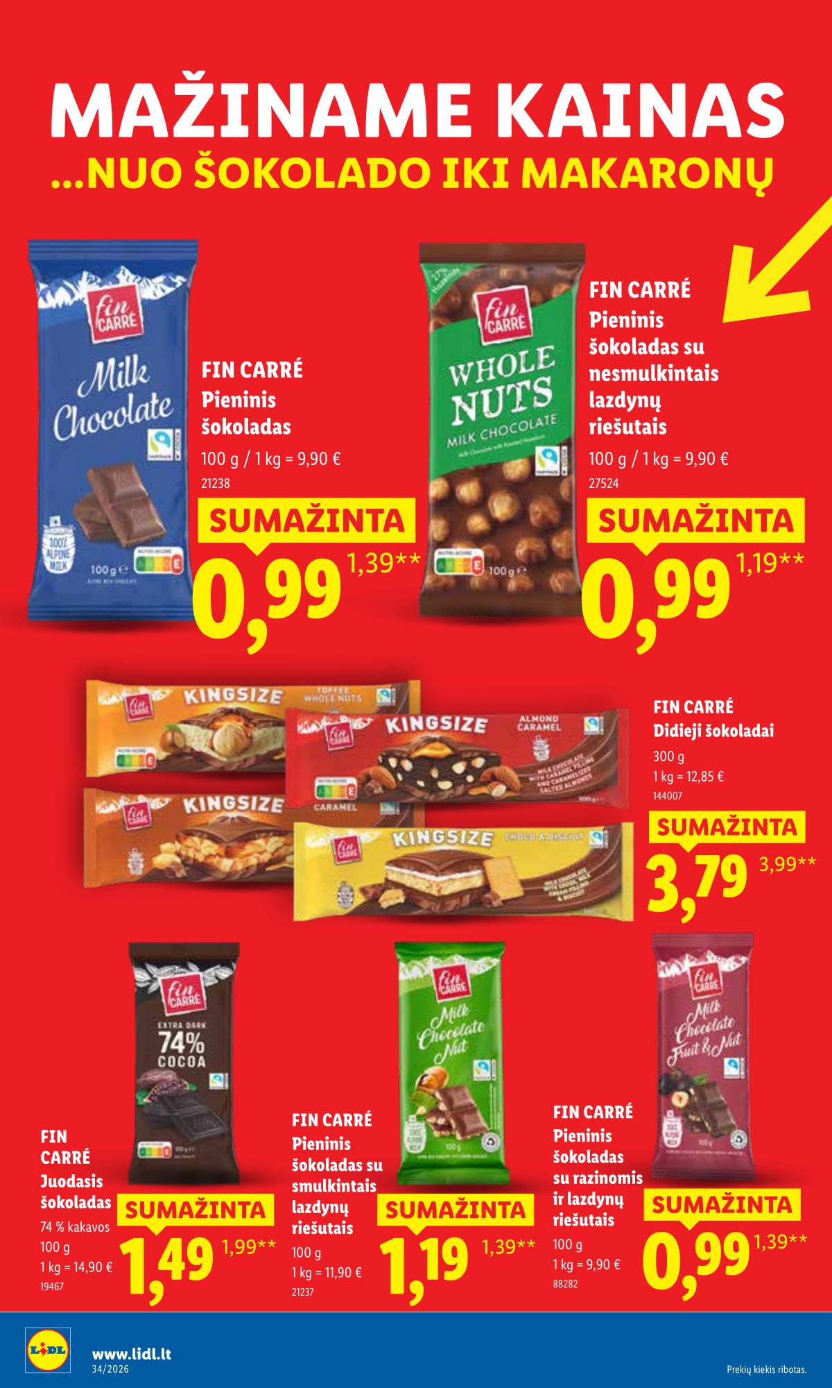 Lidl - LIDL SAVAITĖS Maisto prekių akcijų leidinys 14 puslapis