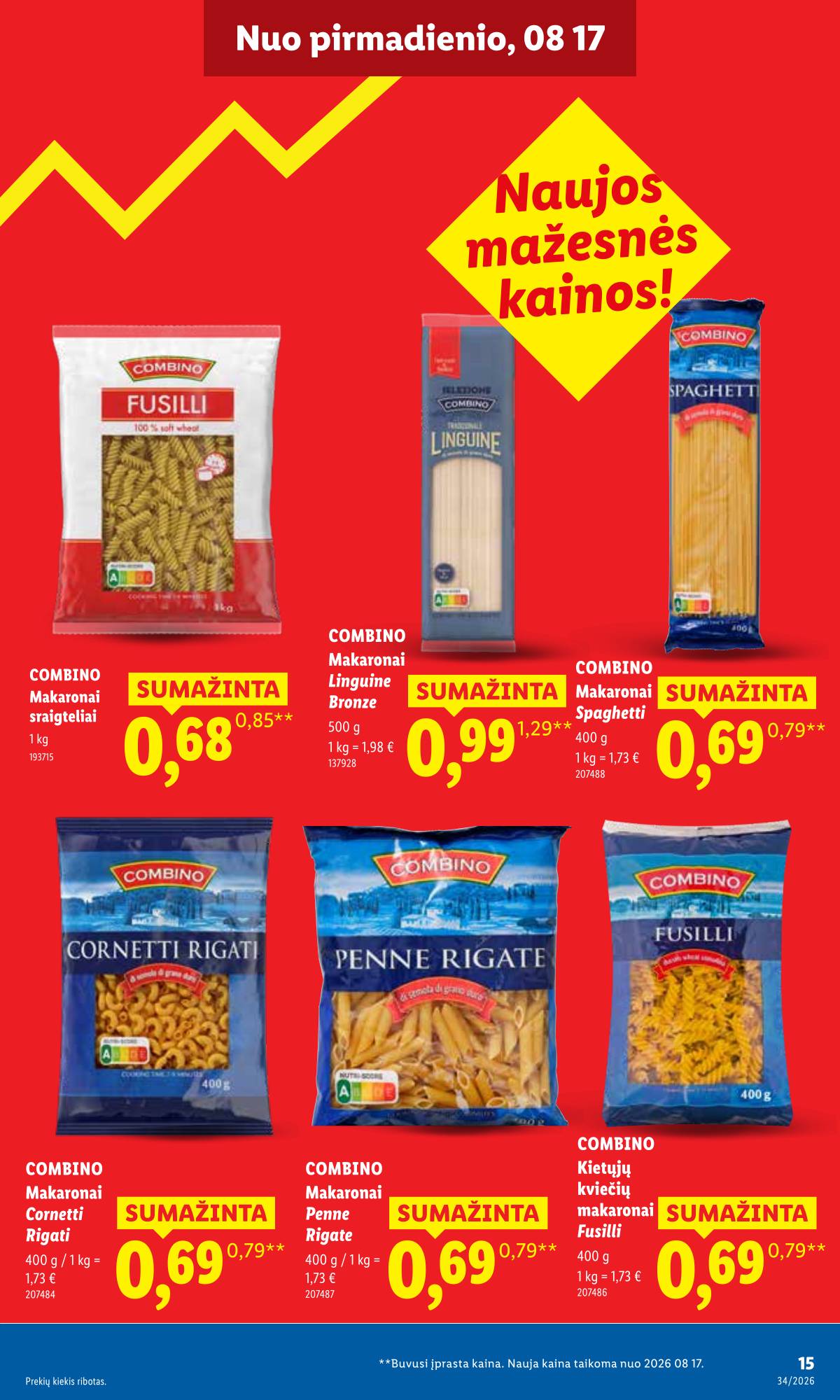 Lidl - LIDL SAVAITĖS Maisto prekių akcijų leidinys 15 puslapis